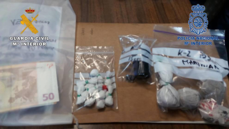 Agentes de la Guardia Civil y de la Policía Nacional desarticularon la banda tras una operación iniciada en San Adrián.