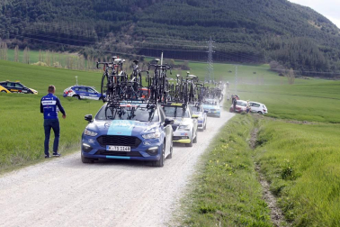 El francés Julian Alaphilippe (Deceuninck-Quick Step) cumplió los pronósticos y fue el vencedor en la segunda etapa de la Itzulia 2019, una jornada entre Zumárraga y Gorraiz de 149,5 kms.