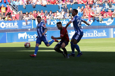 Imágenes del partido disputado en El Sadar.