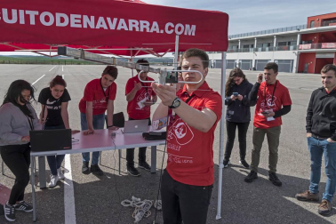 La I Edición CanSat Navarra reunió en el Circuito de los Arcos a 10 equipos de estudiantes con el objetivo de montar un satélite con forma de lata