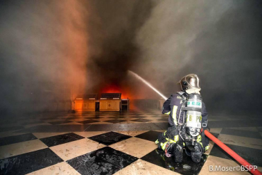 Imágenes del incendio en la catedral Notre Dame de París.