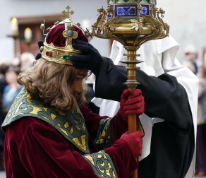 Fotos de los pasos de la procesión del Santo Entierro de Pamplona de 2019