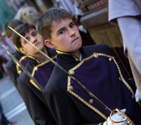 Fotos de los pasos de la procesión del Santo Entierro de Pamplona de 2019