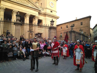 Fotos de los pasos de la procesión del Santo Entierro de Pamplona de 2019