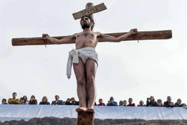 Fotos de la recreación de la Pasión viviente de Cristo en Andosilla