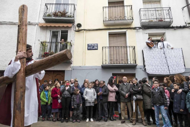 Fotos de la recreación de la Pasión viviente de Cristo en Andosilla