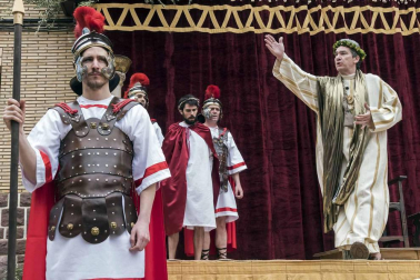 Fotos de la recreación de la Pasión viviente de Cristo en Andosilla
