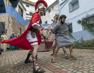 Fotos de la recreación de la Pasión viviente de Cristo en Andosilla