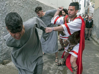 Fotos de la recreación de la Pasión viviente de Cristo en Andosilla