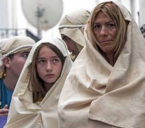 Fotos de la recreación de la Pasión viviente de Cristo en Andosilla