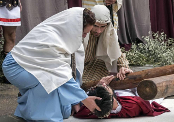 Fotos de la recreación de la Pasión viviente de Cristo en Andosilla
