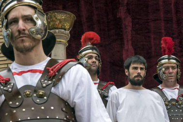 Fotos de la recreación de la Pasión viviente de Cristo en Andosilla