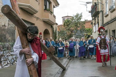 Fotos de la recreación de la Pasión viviente de Cristo en Andosilla