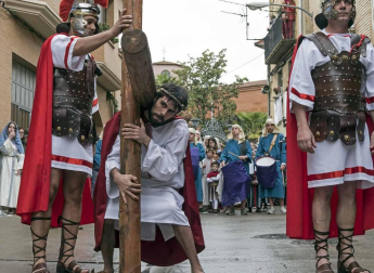 Fotos de la recreación de la Pasión viviente de Cristo en Andosilla