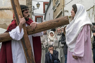 Fotos de la recreación de la Pasión viviente de Cristo en Andosilla