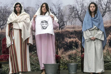 Fotos de la recreación de la Pasión viviente de Cristo en Andosilla