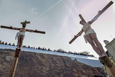 Fotos de la recreación de la Pasión viviente de Cristo en Andosilla