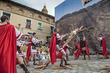 Fotos de la recreación de la Pasión viviente de Cristo en Andosilla
