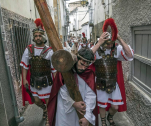 Fotos de la recreación de la Pasión viviente de Cristo en Andosilla