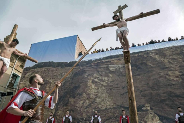 Fotos de la recreación de la Pasión viviente de Cristo en Andosilla