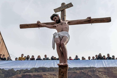 Fotos de la recreación de la Pasión viviente de Cristo en Andosilla