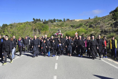 La más multitudinaria de las romerías que al cabo del año se celebran al santuario de Ujué.