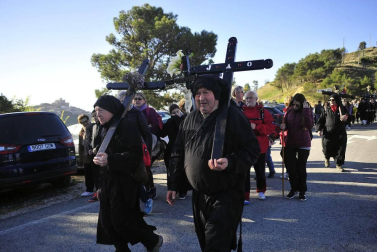 La más multitudinaria de las romerías que al cabo del año se celebran al santuario de Ujué.