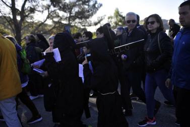 La más multitudinaria de las romerías que al cabo del año se celebran al santuario de Ujué.