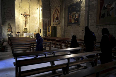 La más multitudinaria de las romerías que al cabo del año se celebran al santuario de Ujué.