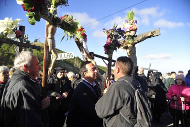 La más multitudinaria de las romerías que al cabo del año se celebran al santuario de Ujué.