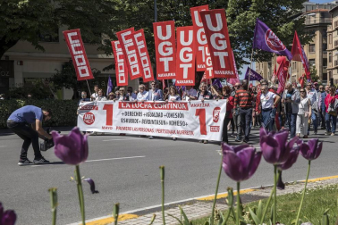 UGT y CC OO de Navarra reivindican "más derechos" para las personas e igualdad