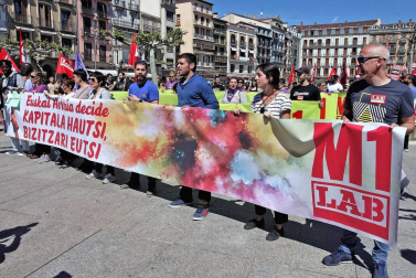 UGT y CC OO de Navarra reivindican "más derechos" para las personas e igualdad