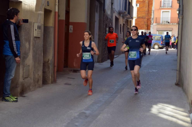 Participantes y vencedores de la prueba disputada este miércoles, 1 de mayo, sobre un recorrido de 8,2 kilómetros.