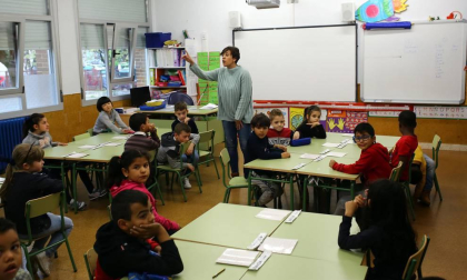 Alumnado del CP Los Sauces-Sahats de Barañáin