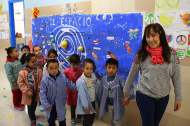 Alumnado del CP Los Sauces-Sahats de Barañáin