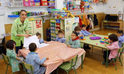 Alumnado del CP Los Sauces-Sahats de Barañáin