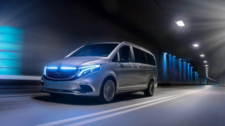 Mercedes-Benz presenta el EQV Concept, un monovolumen de cero emisiones con 400 km de autonomía. Podrá recargar el equivalente a una autonomía de 100 km en solo 15 minutos.