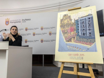 La autora es una vecina de Burlada de 24 años, técnica en Diseño Gráfico y Publicidad, Edurne Taínta