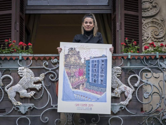 La autora es una vecina de Burlada de 24 años, técnica en Diseño Gráfico y Publicidad, Edurne Taínta