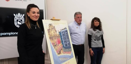 La autora es una vecina de Burlada de 24 años, técnica en Diseño Gráfico y Publicidad, Edurne Taínta