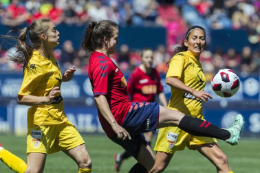 Osasuna Femenino superó al Santa Teresa Badajoz (2-1) con goles de Patricia Zugasti y Lorena Herrera, pero no logró el pase a la final de la fase de ascenso a LaLiga Iberdrola, en un duelo en el que las navarras mostraron mayor ambición en el campo que su rival.