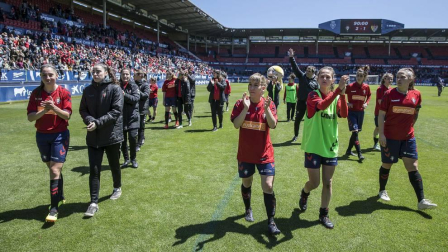 Osasuna Femenino superó al Santa Teresa Badajoz (2-1) con goles de Patricia Zugasti y Lorena Herrera, pero no logró el pase a la final de la fase de ascenso a LaLiga Iberdrola, en un duelo en el que las navarras mostraron mayor ambición en el campo que su rival.