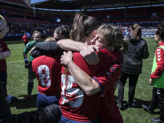 Osasuna Femenino superó al Santa Teresa Badajoz (2-1) con goles de Patricia Zugasti y Lorena Herrera, pero no logró el pase a la final de la fase de ascenso a LaLiga Iberdrola, en un duelo en el que las navarras mostraron mayor ambición en el campo que su rival.