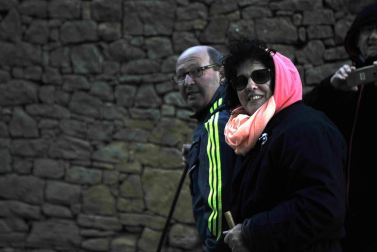 Ujué fue escenario este domingo de su segunda romería en afluencia de cada año y, para antes de las ocho de la mañana,Figarol, Carcastillo, Mélida y Olite, se acercaban ya a la zona del crucero, primero para darle la bienvenida y además para coger fuerzas después del camino hacia la Virgen de Ujué.