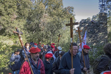 El Partido Carlista celebra su reunión anual en Montejurra.