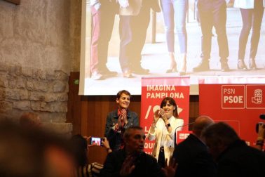 Las candidatas María Chivite y Maite Esporrín protagonizaron el acto de presentación de candidaturas a las elecciones autonómicas y municipales de 2019.