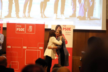 Las candidatas María Chivite y Maite Esporrín protagonizaron el acto de presentación de candidaturas a las elecciones autonómicas y municipales de 2019.