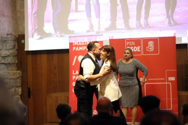 Las candidatas María Chivite y Maite Esporrín protagonizaron el acto de presentación de candidaturas a las elecciones autonómicas y municipales de 2019.