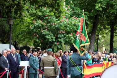 Acto en el parque de la Taconera en Pamplona.
