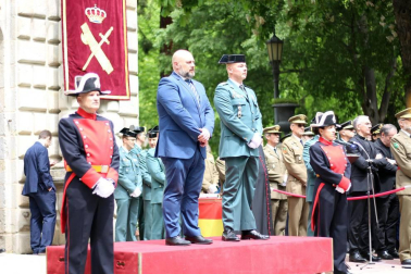 Acto en el parque de la Taconera en Pamplona.